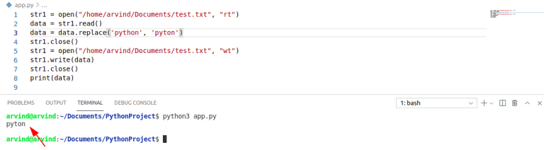 Python 3 String Replace() Method + Python Replace A String In A File ...