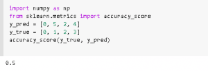 Scikit-Learn Accuracy_Score