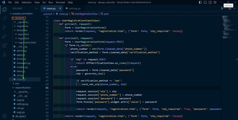 OTP Verification In Django