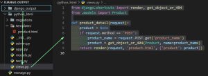 Python Script To Django HTML Output