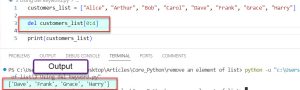 How to Remove an Element from a List in Python