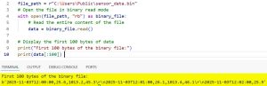 How to Read a Binary File in Python