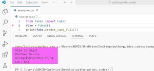 How To Generate Credit Card Numbers In Python For Testing?