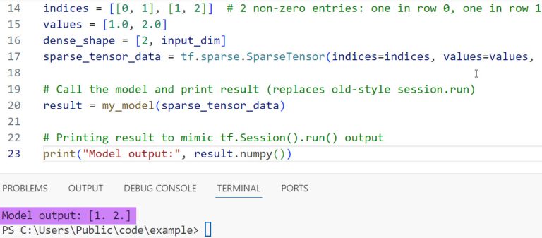 How To Fix Module 'tensorflow' Has No Attribute 'sparse_placeholder'