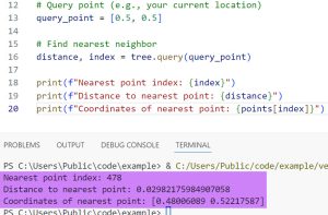 Scipy KDTree: Nearest Neighbor Searches In Python