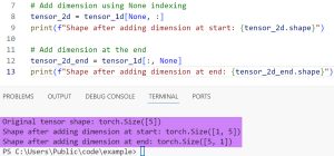How To Add Dimension In PyTorch