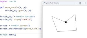 Python Turtle Mouse: Create Graphics With Mouse Events