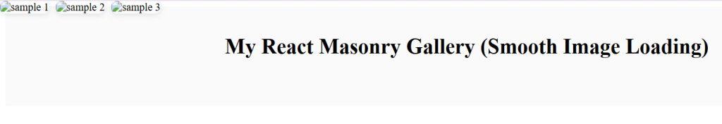 Create Masonry Layout in React Using react-masonry-component