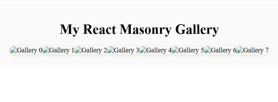 Masonry Layout in React