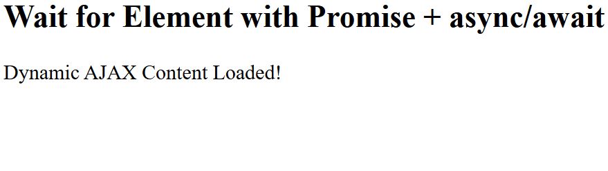 jQuery Wait for Element to Exist