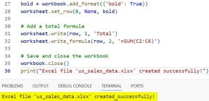Read Excel Files in Python Using XlsxWriter