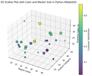 Change Marker Size in 3D Scatter Plot using Matplotlib