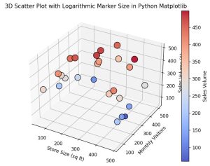 Change Marker Size in 3D Scatter Plot using Matplotlib