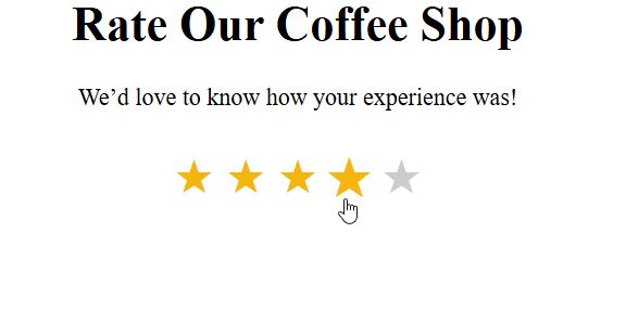 Dynamic Star Rating Component React