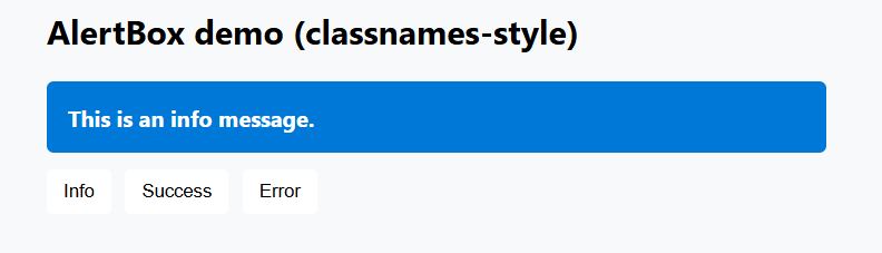 React Component Add CSS Class