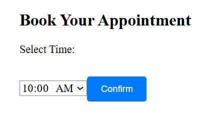 React Time Picker Component