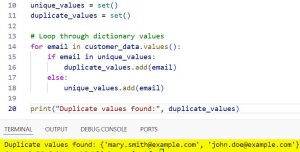 How I Find Duplicate Values in a Python Dictionary