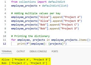 How to Create a Dictionary with Multiple Values Per Key