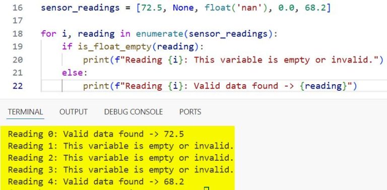 float in python - questcomputing Images High Quality... How to Check if a Float Variable is Empty in Python