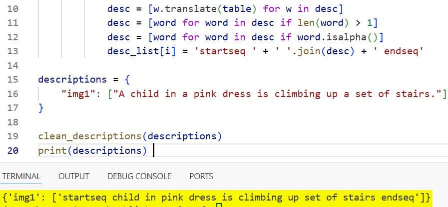 Image Captioning with Keras