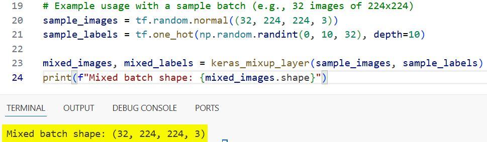 MixUp Augmentation for Image Classification in Keras