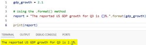 Python String and Float Concatenation