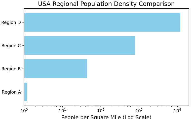 Matplotlib xlim Log Scale
