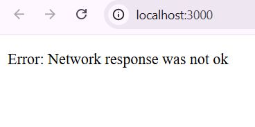 Resolve React Data Fetching Issues