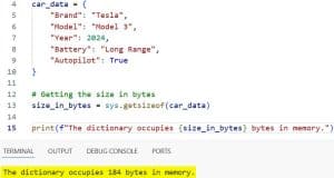 Get the Length of a Dictionary in Python