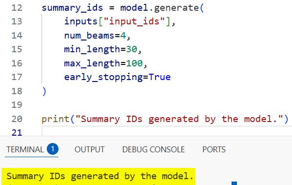 Abstractive Text Summarization with BART using Python Keras