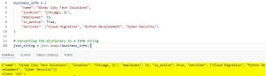How to Convert a Python Dict to JSON