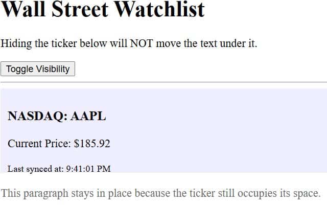 Hide Component Without Unmounting React