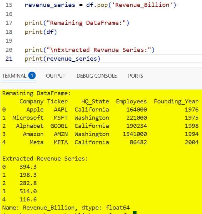 How to Delete Columns in a Pandas DataFrame
