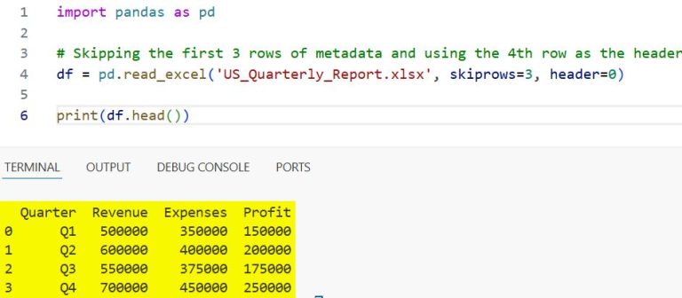 How to Read Excel Files in Pandas