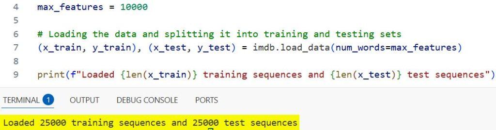 Keras Bidirectional LSTM on the IMDB Dataset