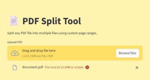 PDF Split Tool in Python