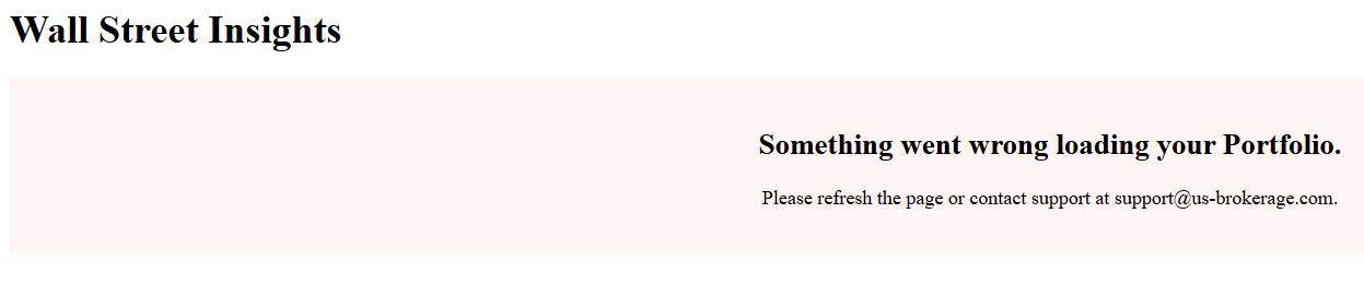 React Error Handling in Functional Components