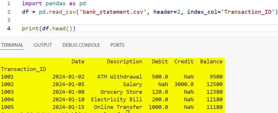 Read CSV Using Pandas in Python