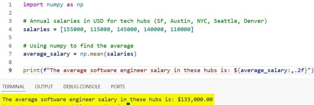 Calculate the Average of List in Python