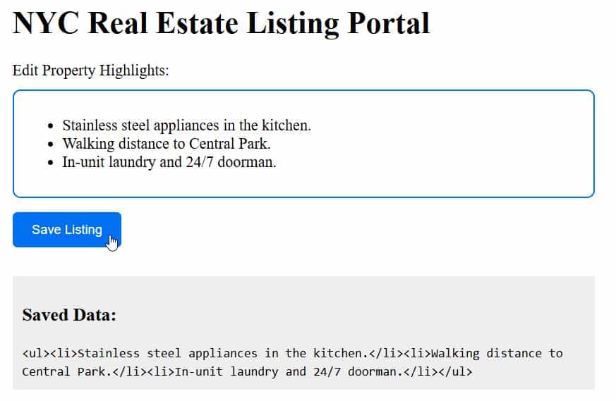 Fix React Warning for contentEditable with Children