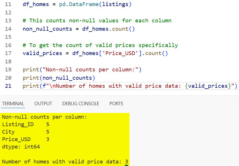 Get Length of DataFrame in Python Pandas
