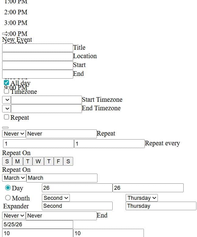 How to Build Scheduling Calendar Component in React
