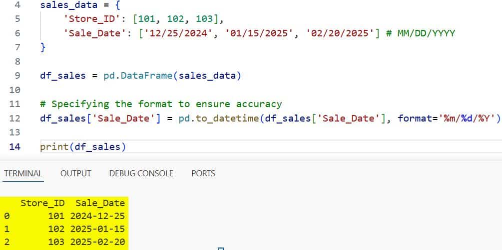 How to Convert Column to Datetime in Python