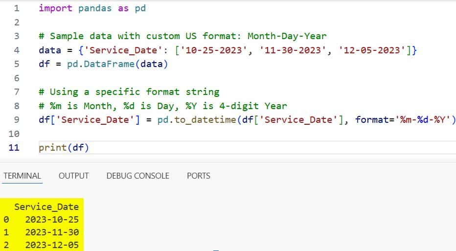 How to Convert String to Datetime in Pandas
