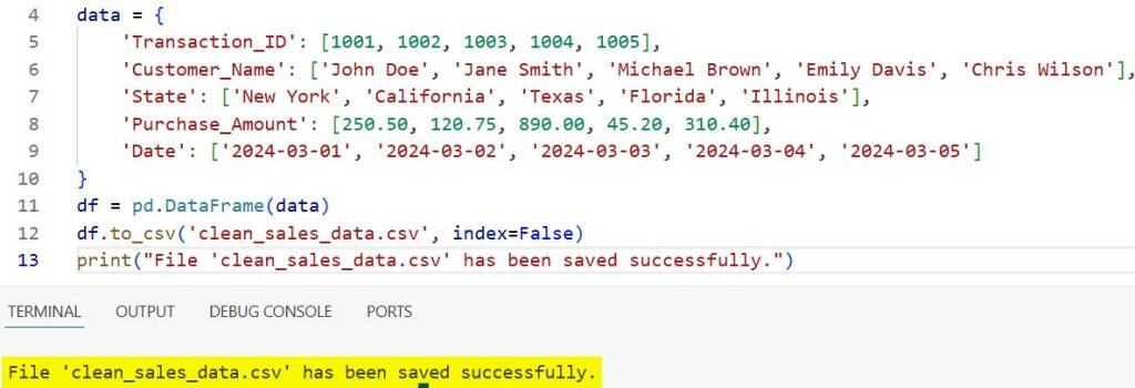 How to Export Pandas DataFrame to CSV in Python