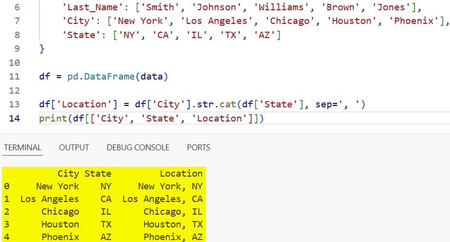 How to Merge Two Columns in Pandas