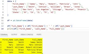 Merge Two Columns in Pandas