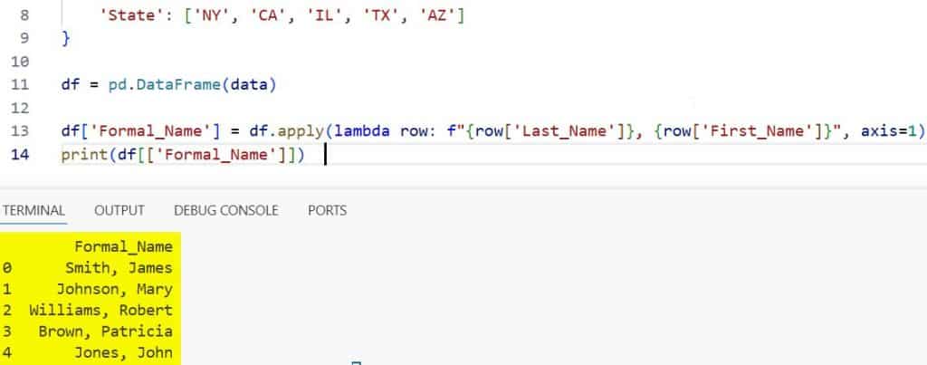 Merge Two Pandas Columns