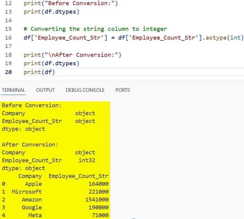 Pandas Convert Column to Int