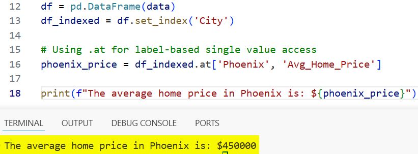 Pandas Get Row by Index